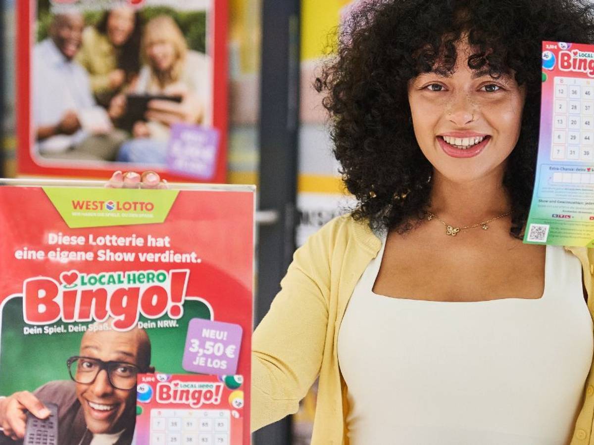 Die neue Lotterie „Local Hero Bingo!“ von WestLotto startet: Ab dem 21. September können Spielteilnehmer wöchentlich Jackpots von bis zu drei Millionen Euro knacken und gleichzeitig ehrenamtliche Projekte in Nordrhein-Westfalen unterstützen.