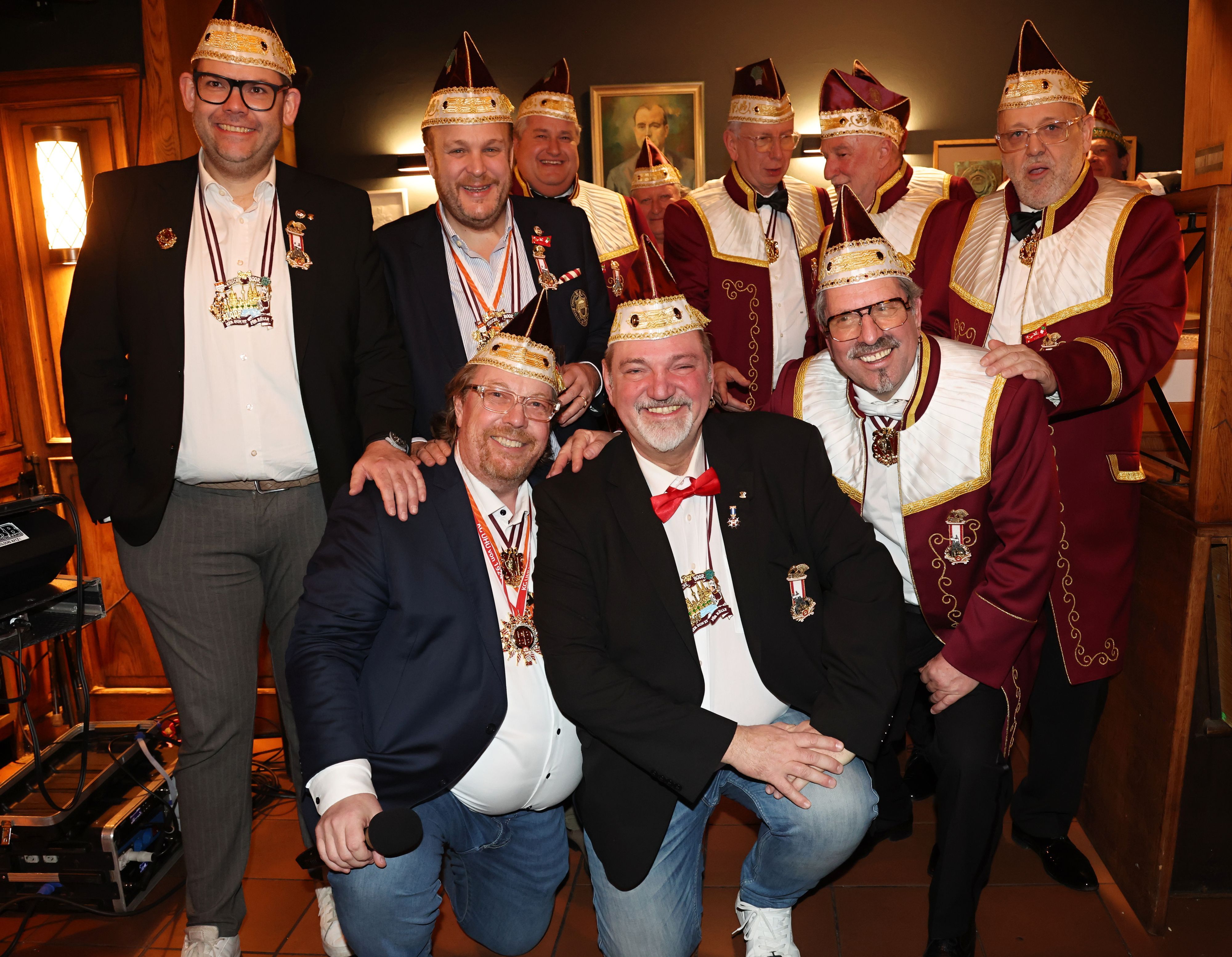 Gruppenbild der KG Seiner Deftigkeit Kölsche Boor.