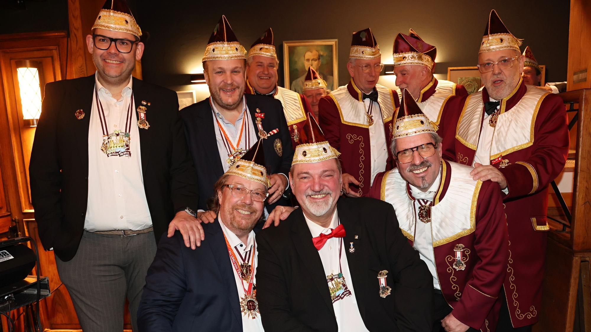 Gruppenbild der KG Seiner Deftigkeit Kölsche Boor.