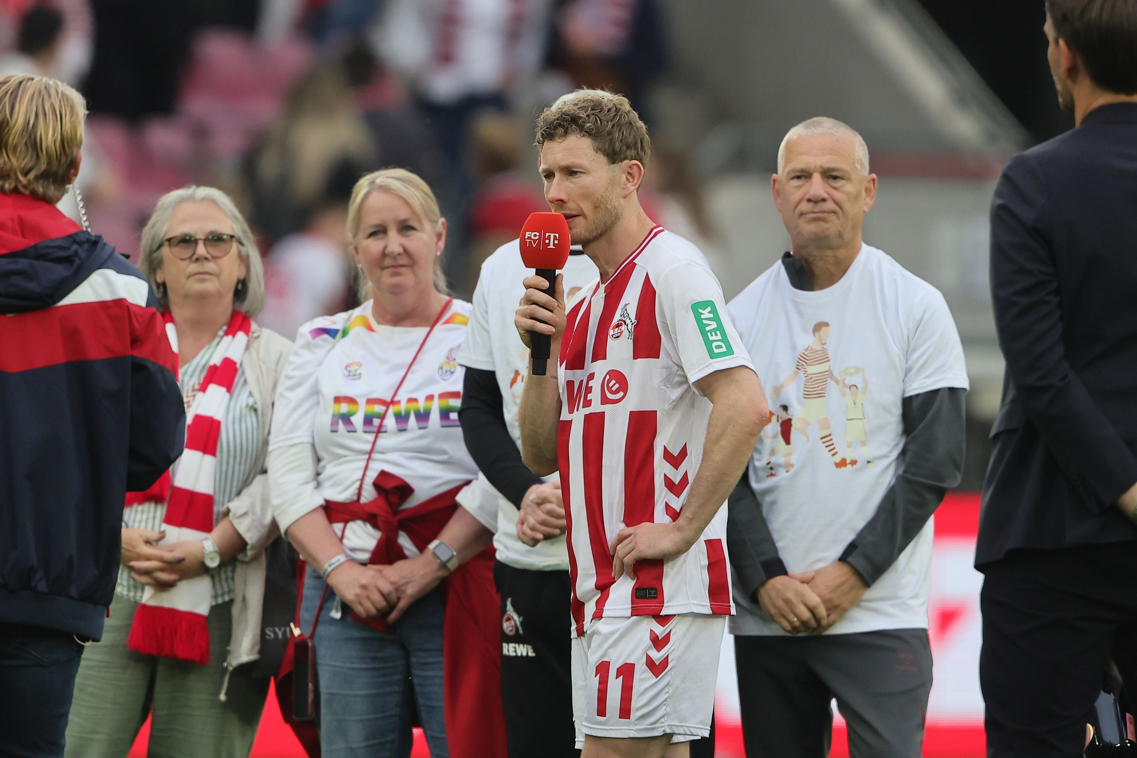 Abschied mit Mikrofon in der Hand: Florian Kainz.