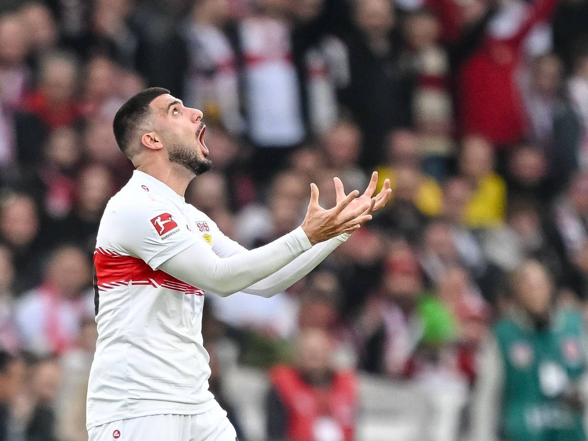 Deniz Undav reagiert emotional.