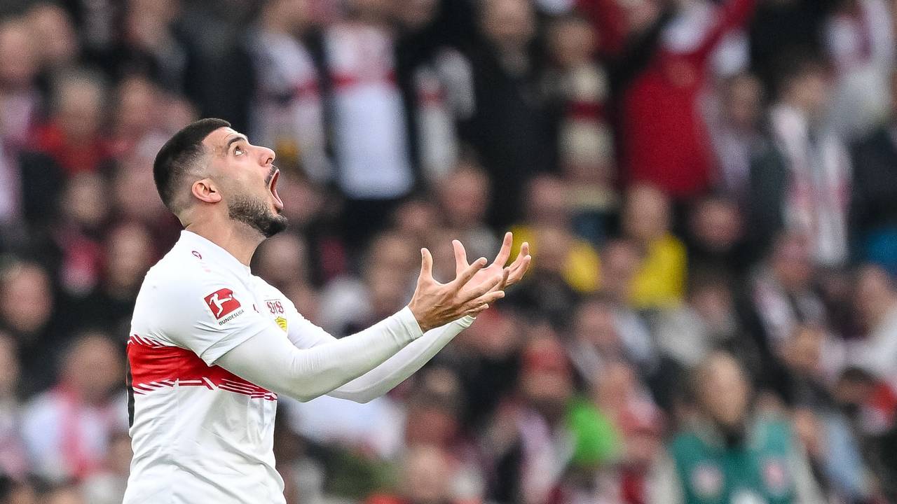 Deniz Undav reagiert emotional.