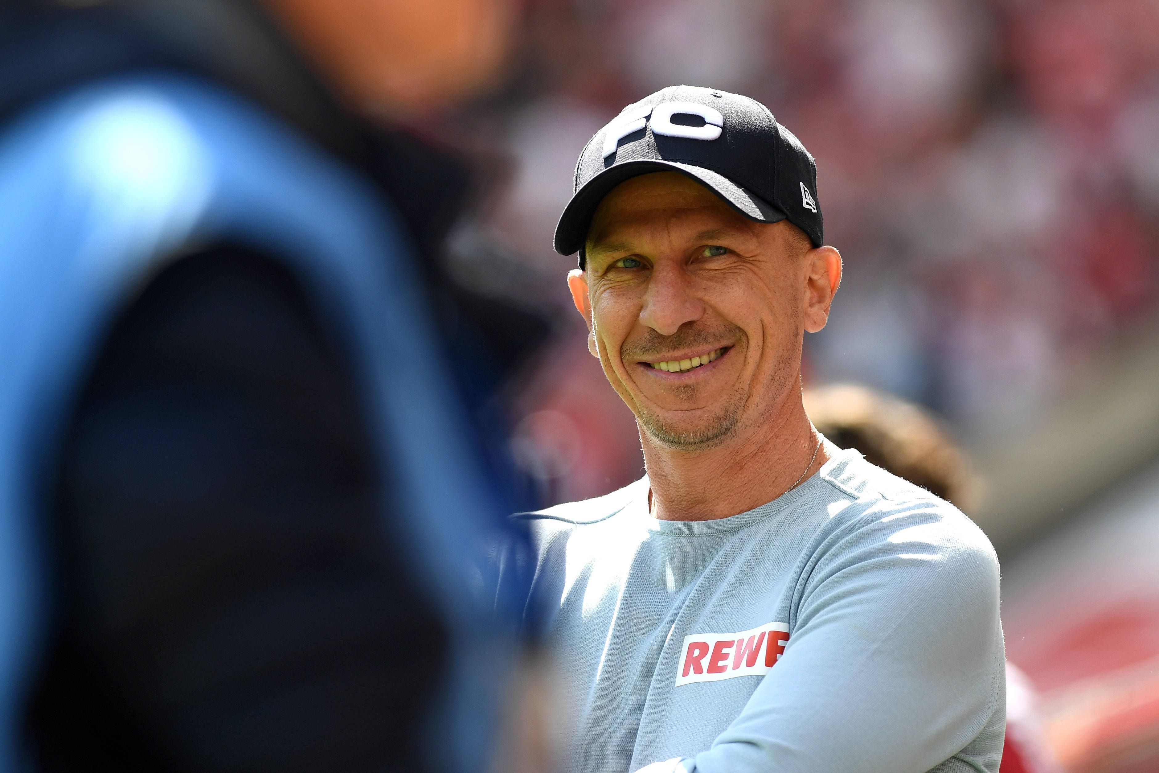Gerhard Struber mit FC-Kappe.