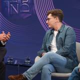In manchen Punkten einig, doch bei der „Rente mit 63“ gerieten CDU-Politiker Christoph Ahlhaus (links) und Juso-Chef Philipp Türmer aneinander. (Bild: WDR/Oliver Ziebe)
