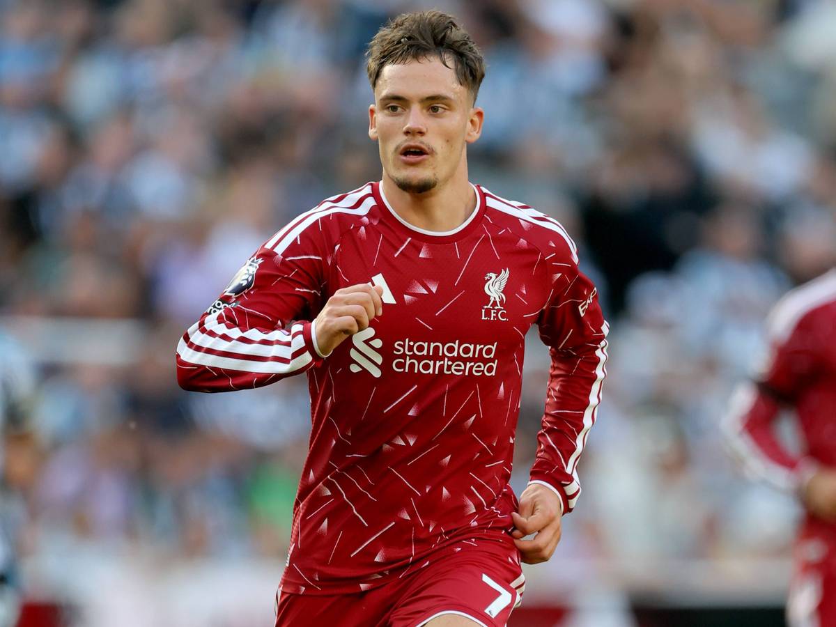 Florian Wirtz im Dress des FC Liverpool.