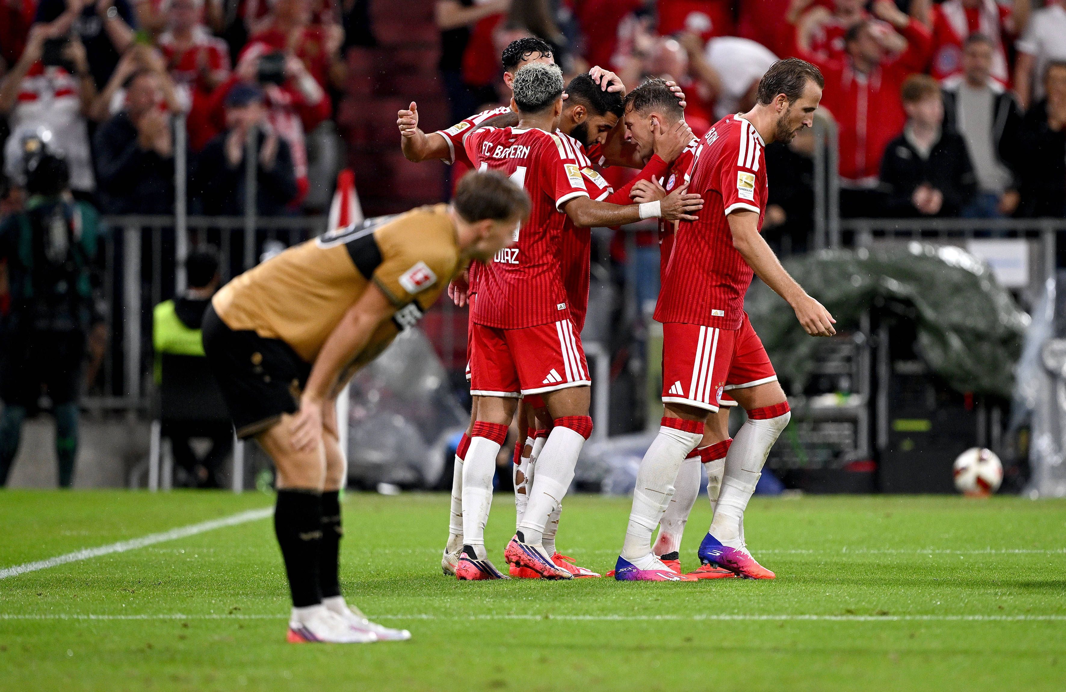 Torjubel beim FC Bayern.