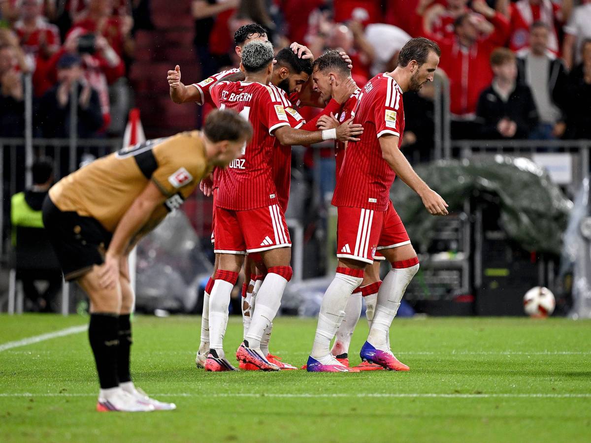 Torjubel beim FC Bayern.