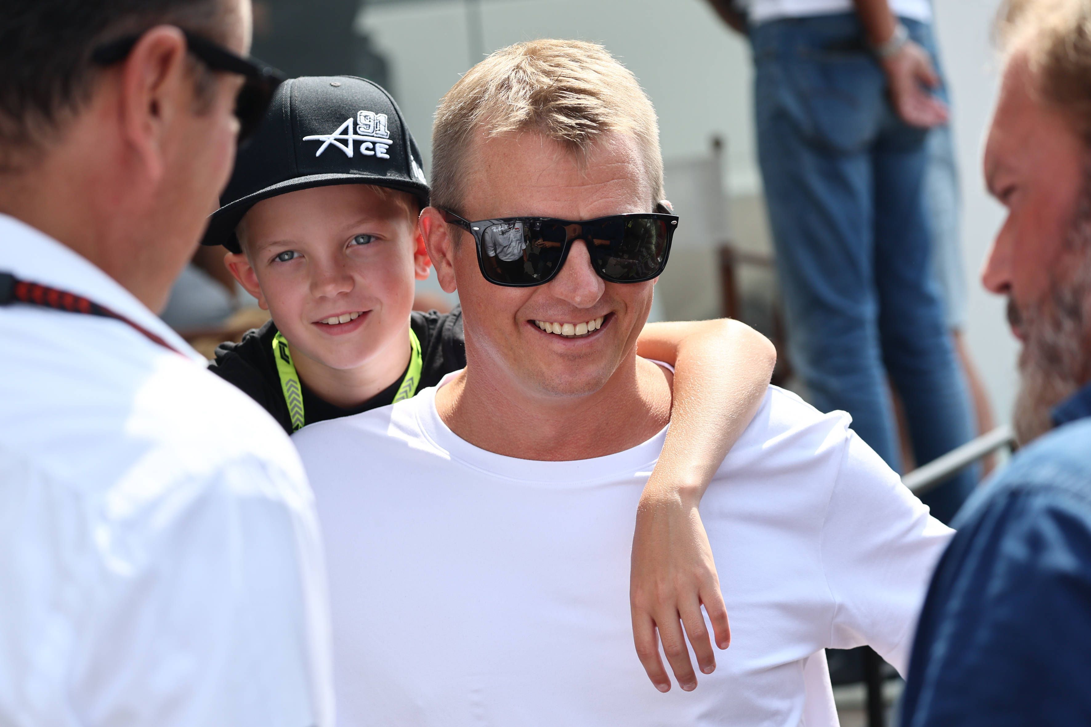 Robin Raikkönen und sein Vater Kimi Raikkönen