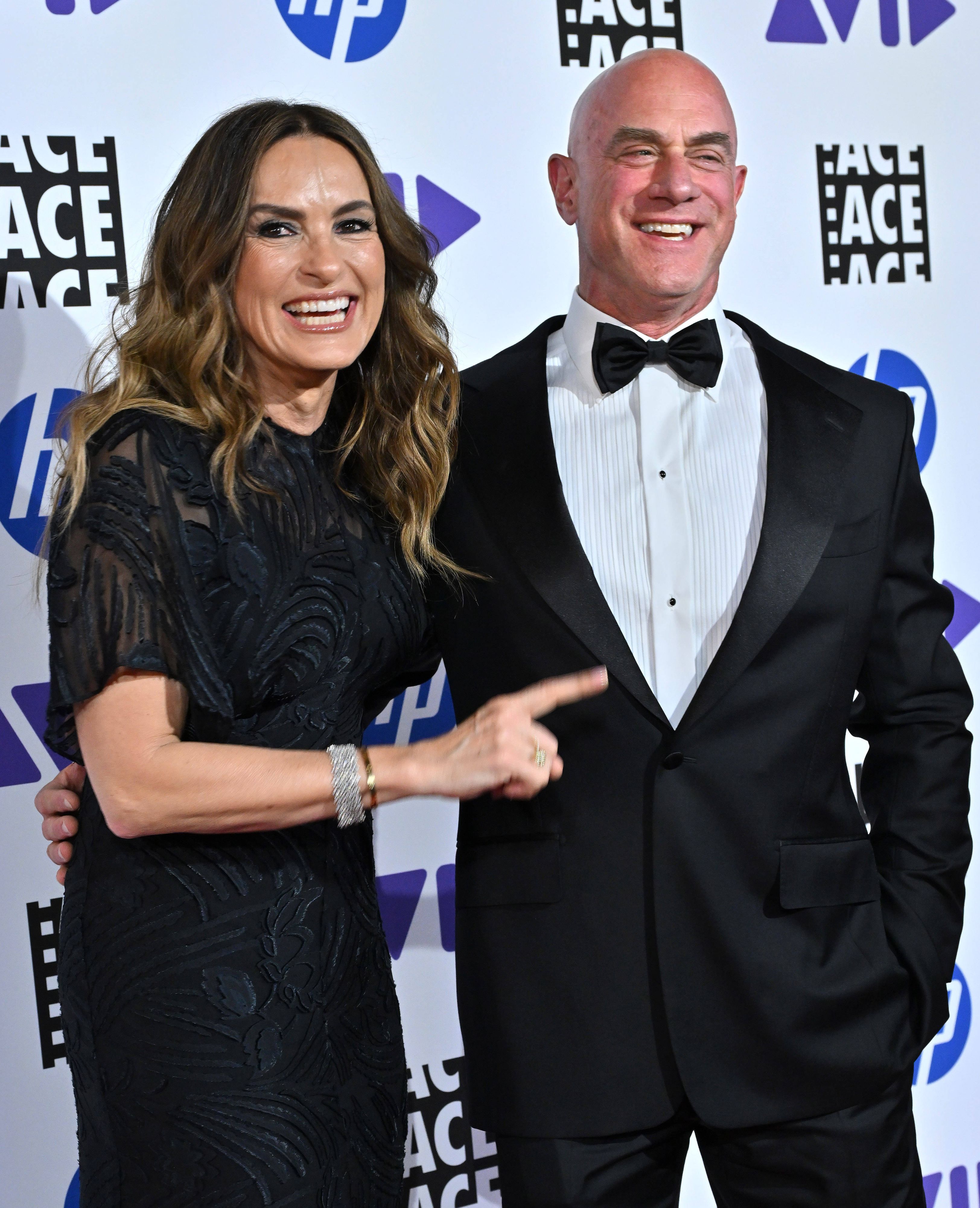 Mariska Hargitay und ihr langjähriger „Law & Order“-Kollege Christopher Meloni.