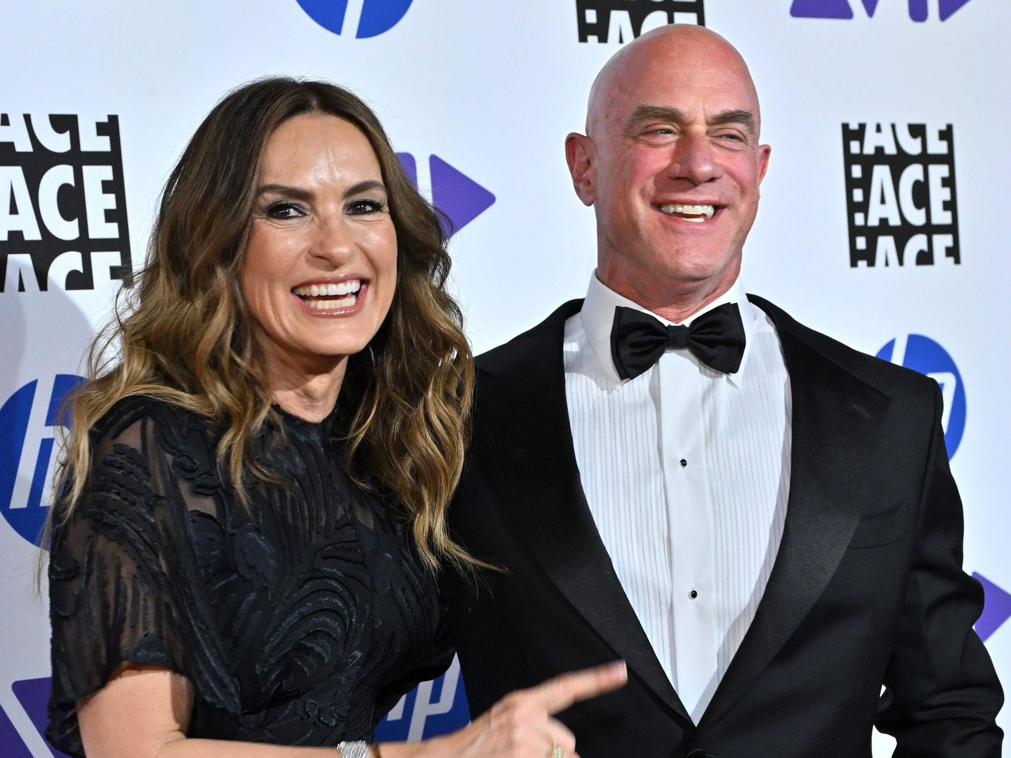 Mariska Hargitay und ihr langjähriger „Law & Order“-Kollege Christopher Meloni.
