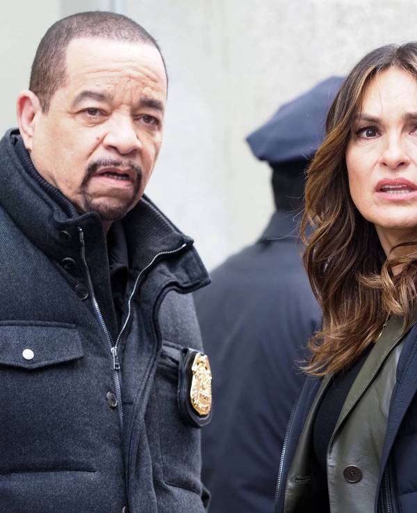 Ice-T und Mariska Hargitay am Set von„Law & Order: Special Victims Unit“.