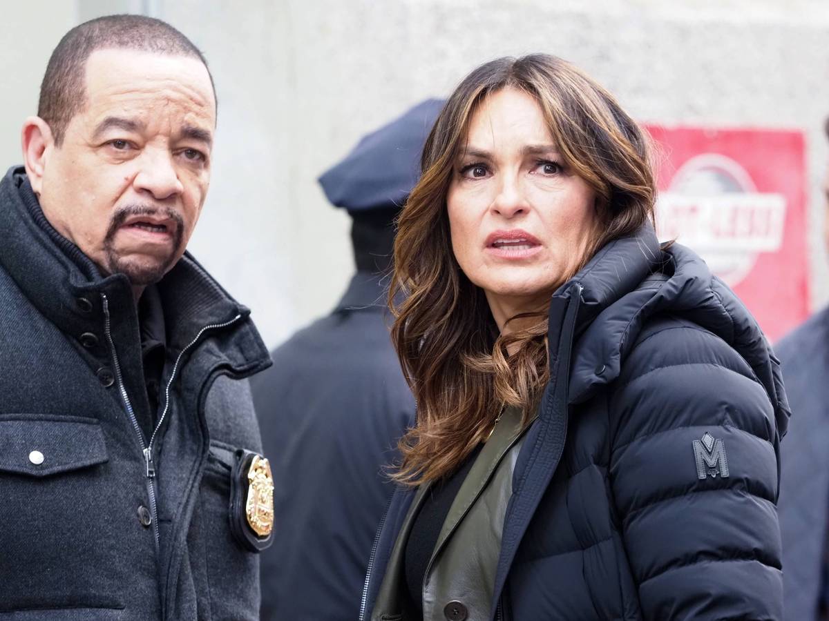Ice-T und Mariska Hargitay am Set von„Law & Order: Special Victims Unit“.