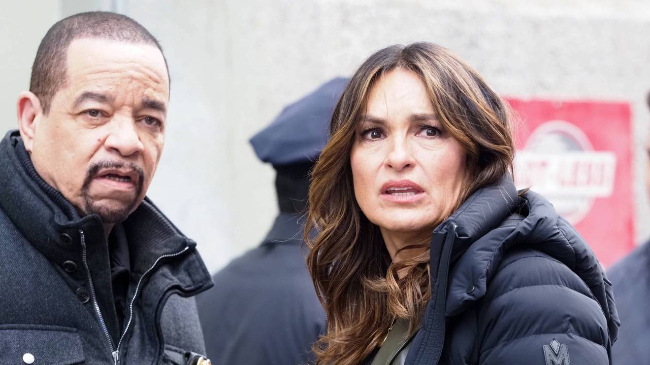Ice-T und Mariska Hargitay am Set von„Law & Order: Special Victims Unit“.