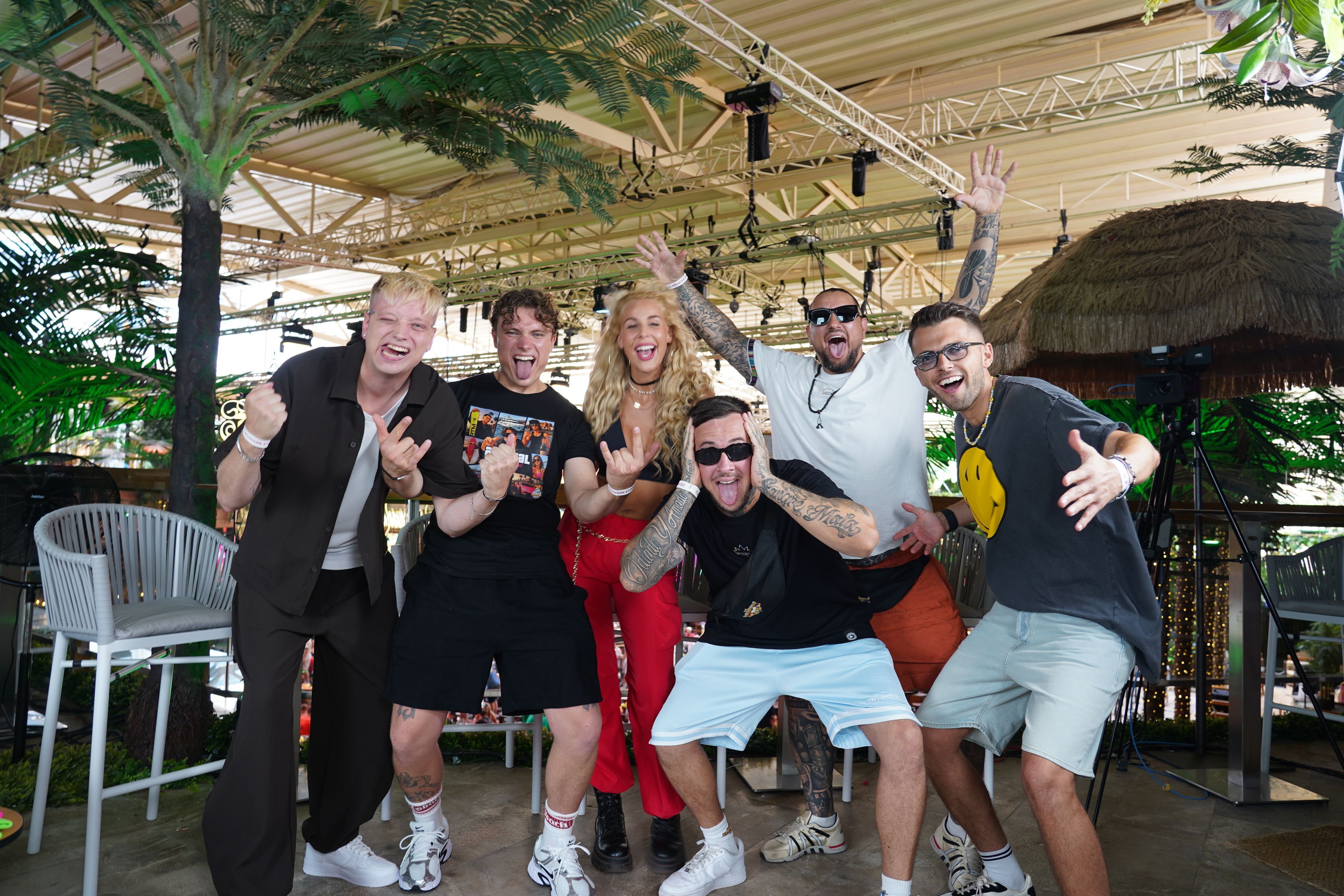 Gruppenbild der Finalisten bei „Malle Megastar“.