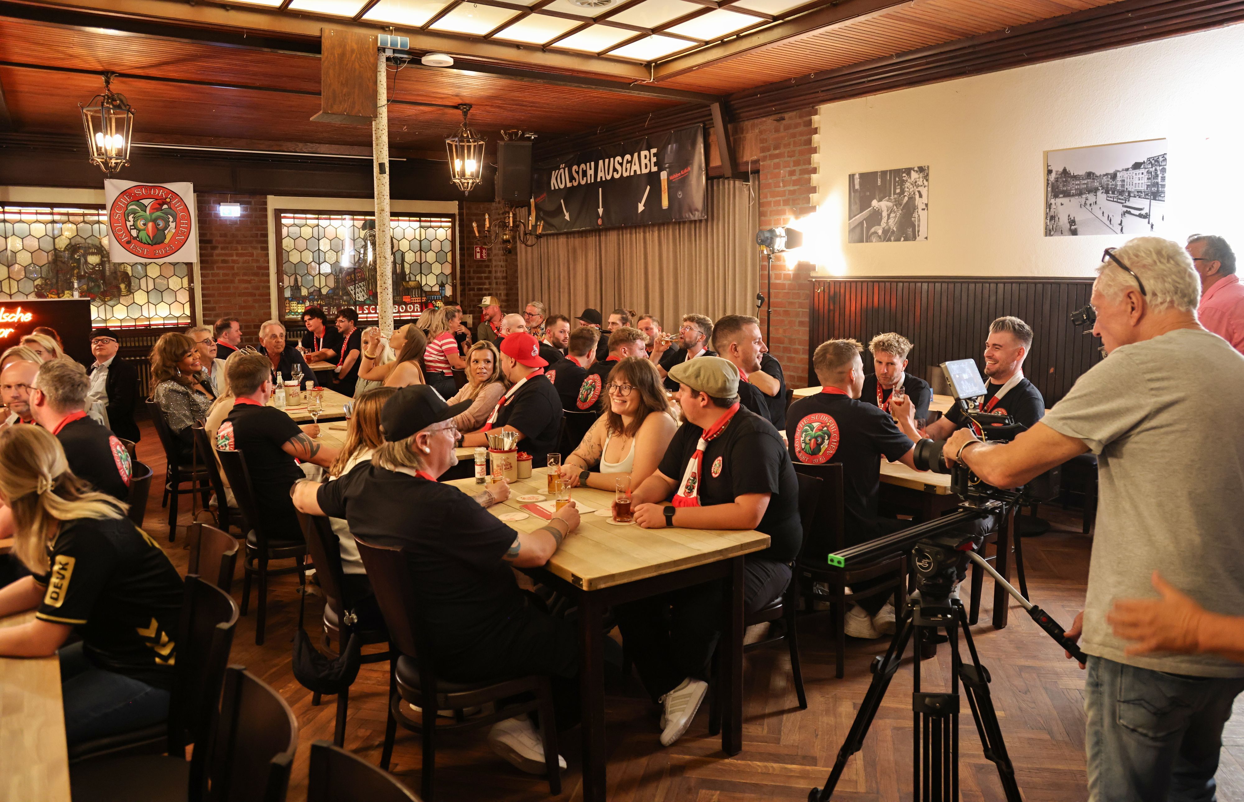 Videodreh im Brauhaus „Em Kölsche Boor“.