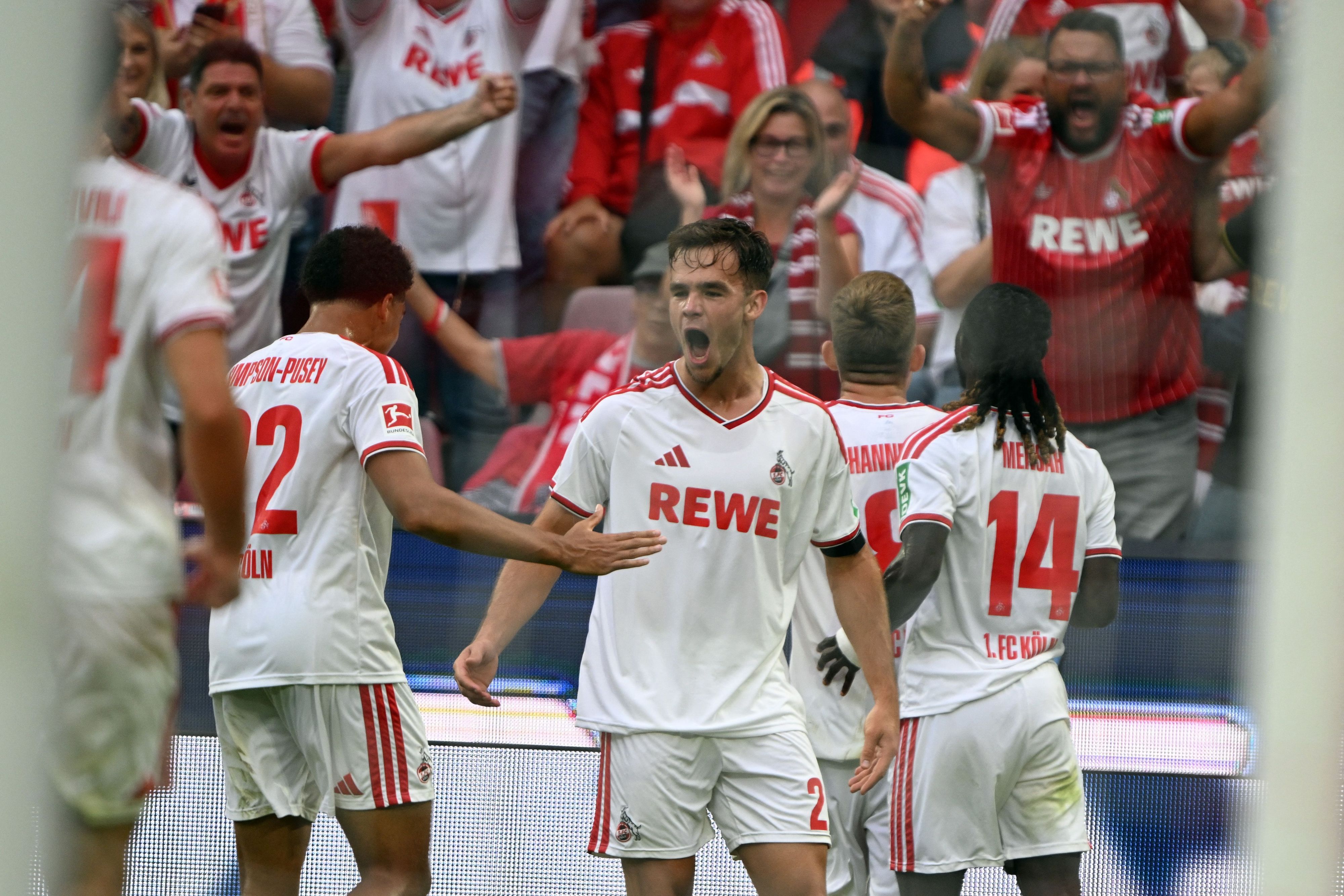 Torjubel beim 1. FC Köln.