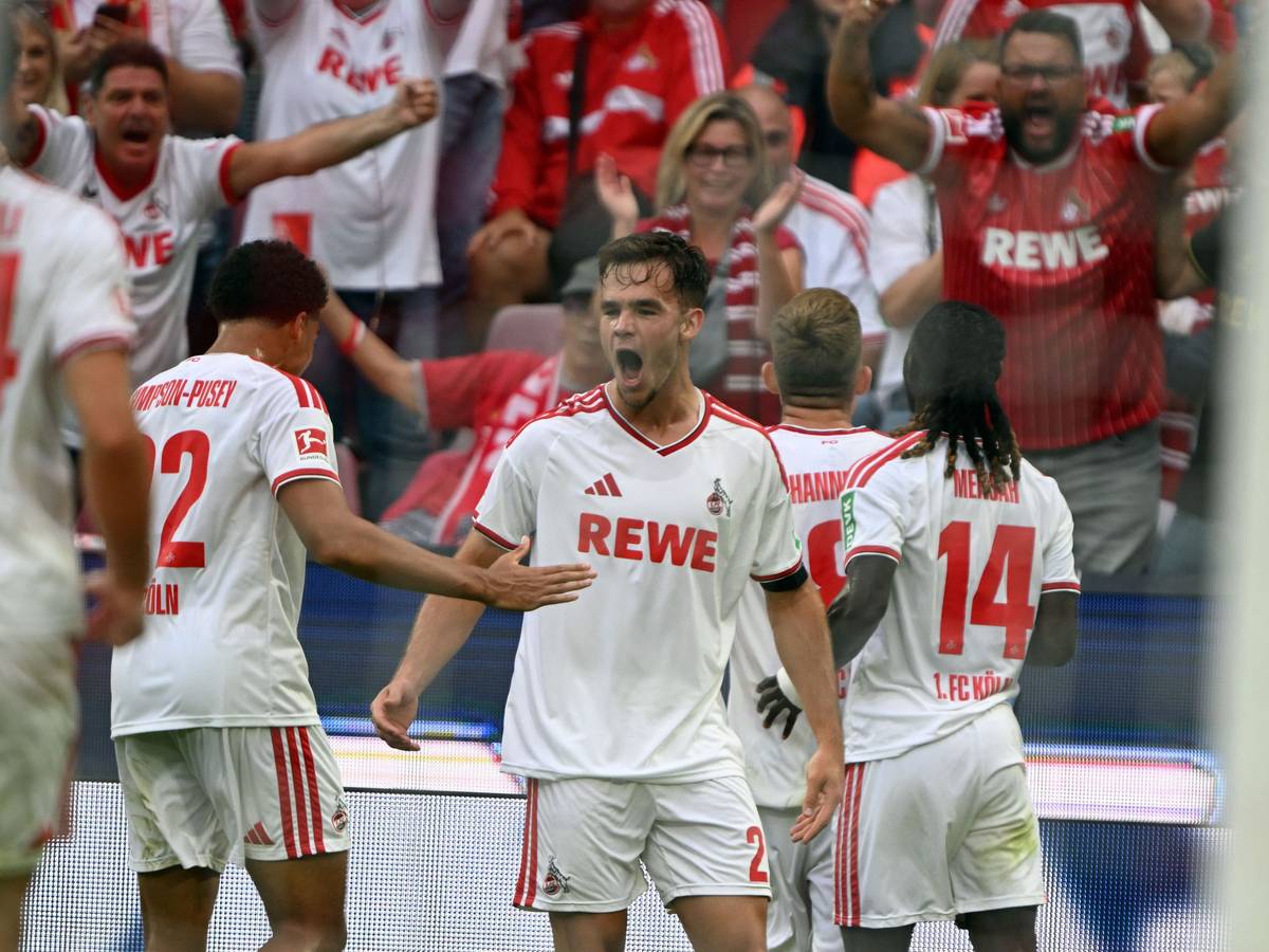 Torjubel beim 1. FC Köln.