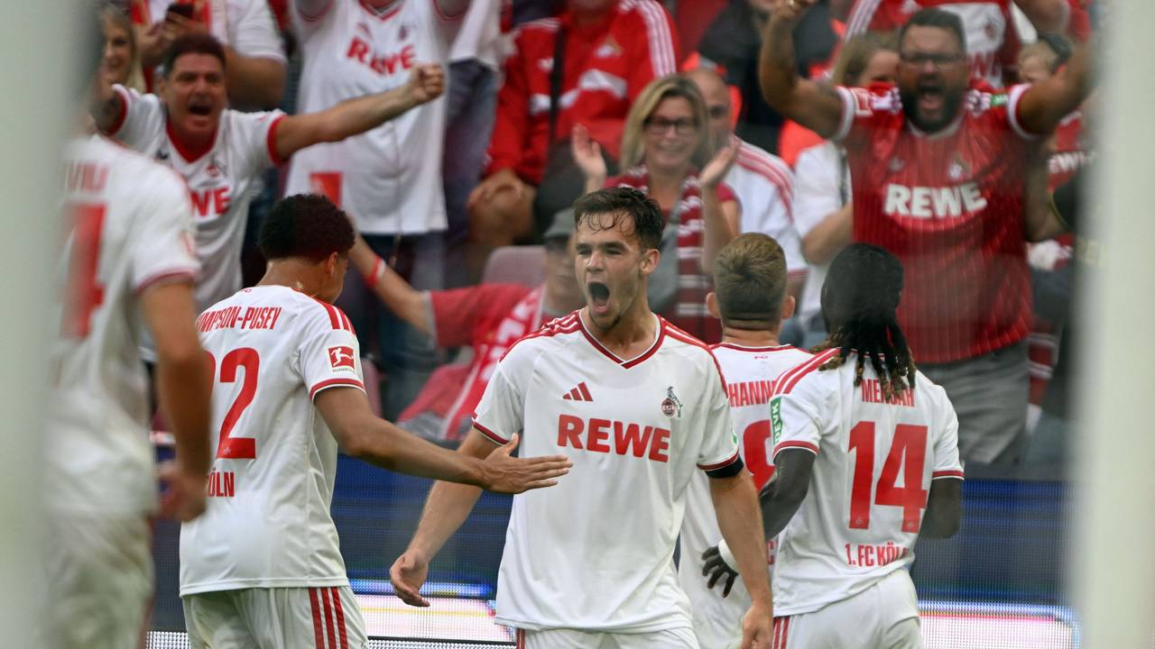 Torjubel beim 1. FC Köln.