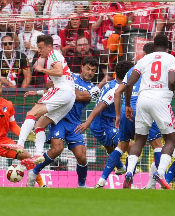 Am Samstag (29. August 2026) traf der 1. FC Köln daheim auf die TSG Hoffenheim. Hier hat Tom Krauß eine Chance für den FC.