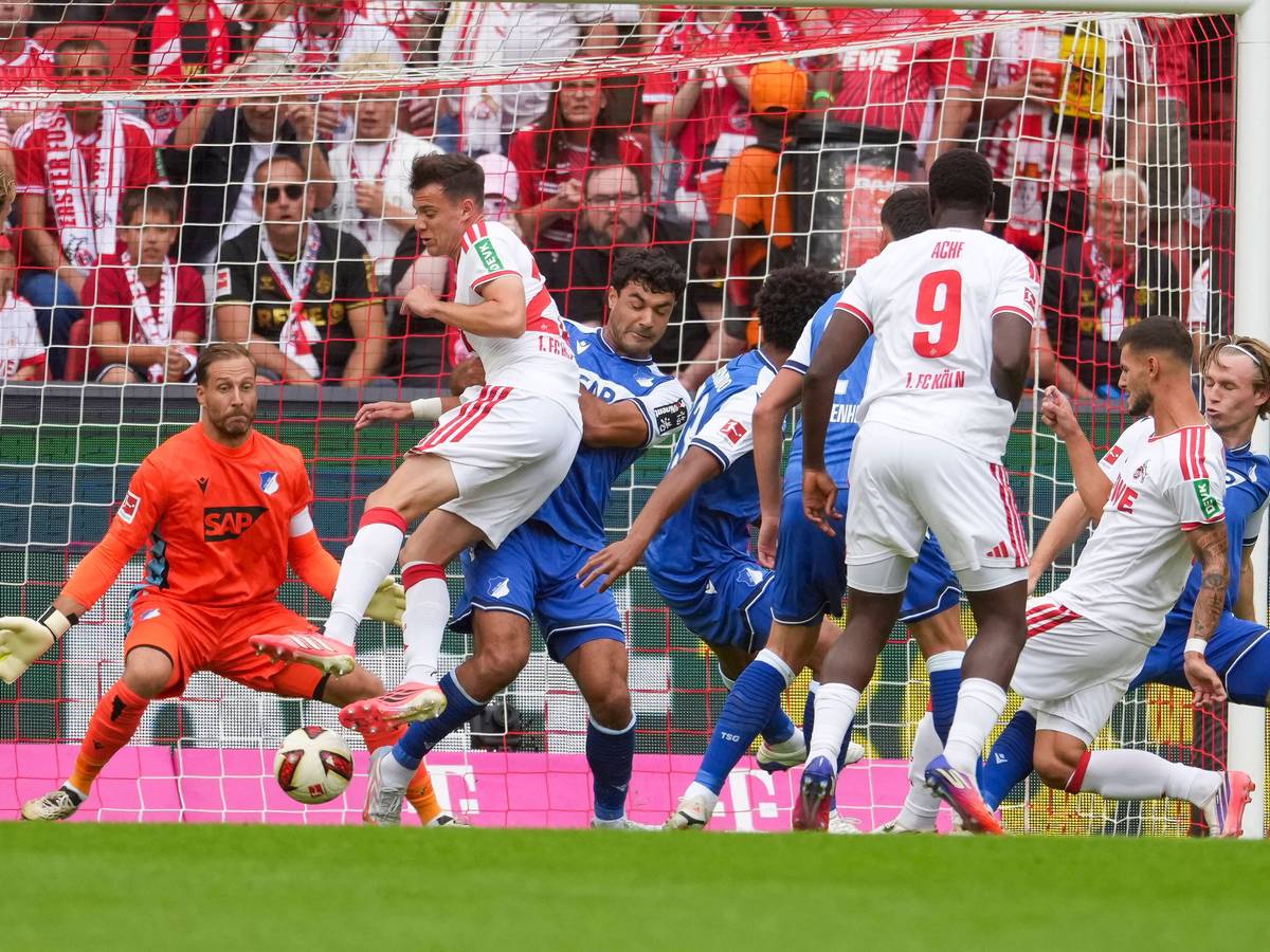 Am Samstag (29. August 2026) traf der 1. FC Köln daheim auf die TSG Hoffenheim. Hier hat Tom Krauß eine Chance für den FC.