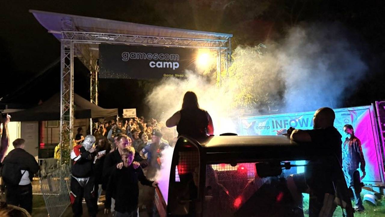 Das gamescomCamp im Kölner Jugendpark ist eine Alternative zu Hotels und Ferienwohnungen.