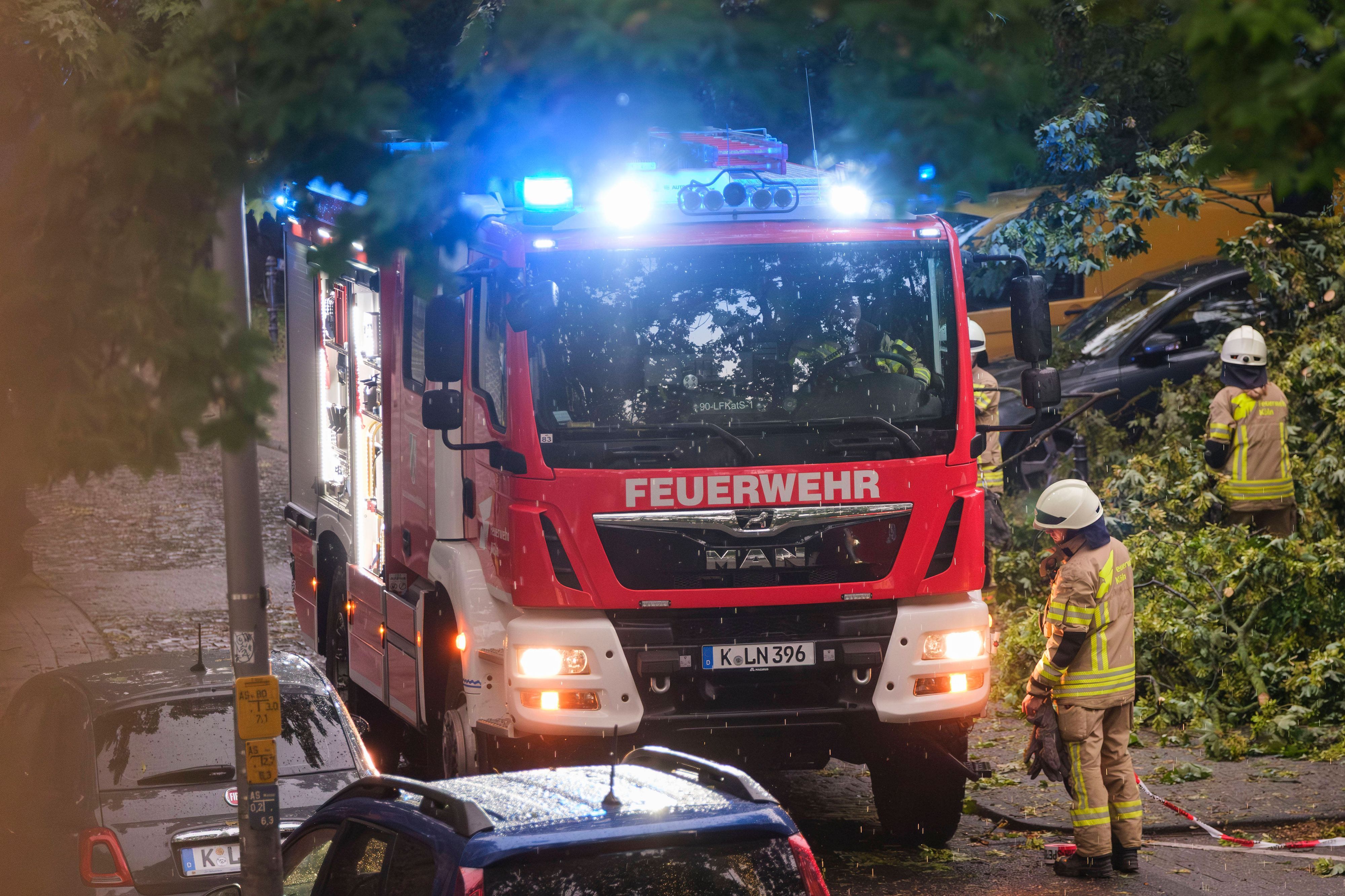 Einsatz der Feuerwehr Köln.