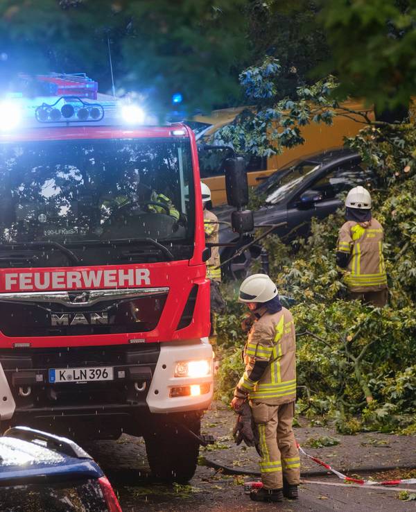 Einsatz der Feuerwehr Köln.