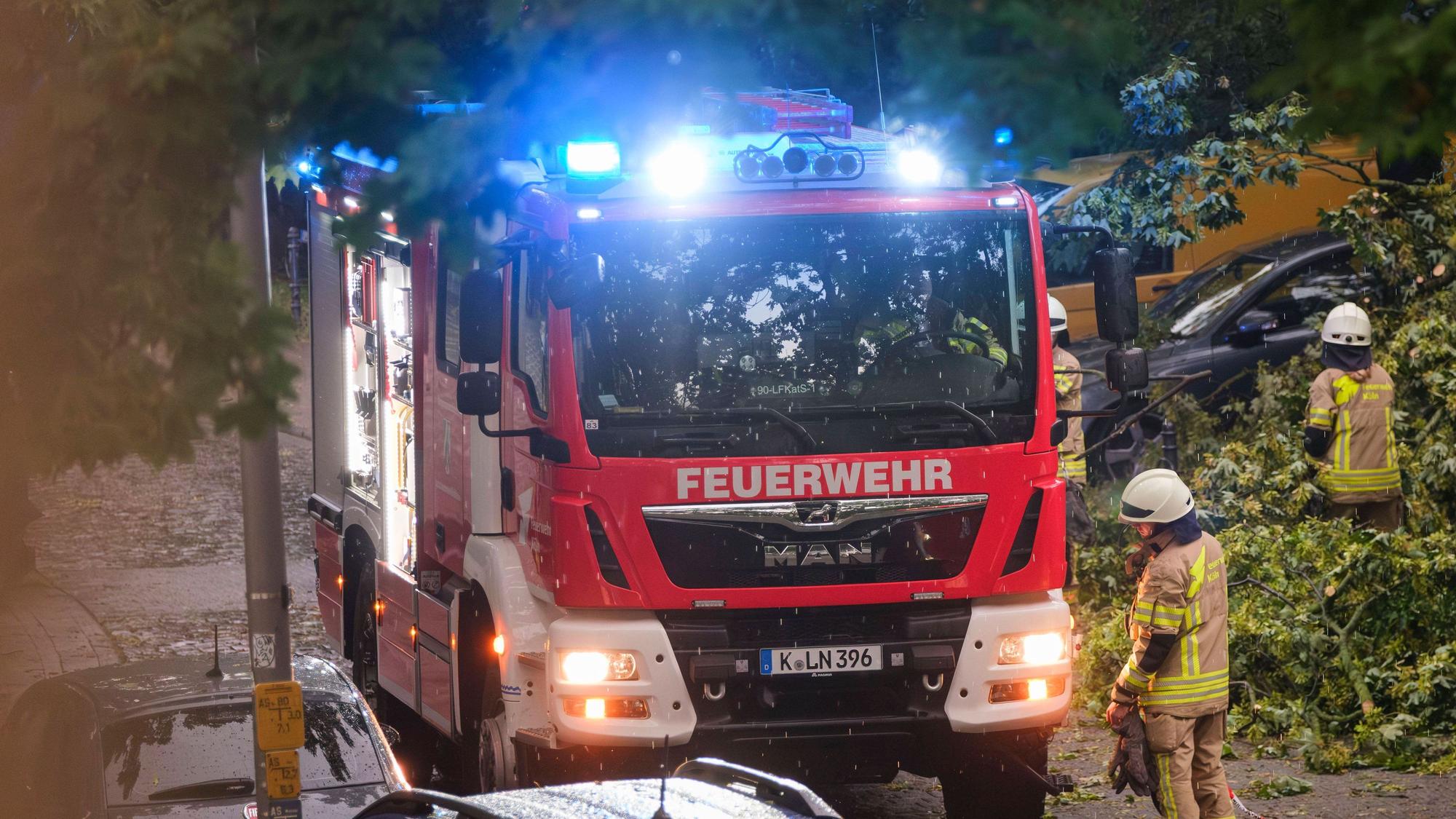 Einsatz der Feuerwehr Köln.