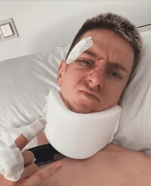 Tadej Pogacar grüßt aus dem Krankenhaus