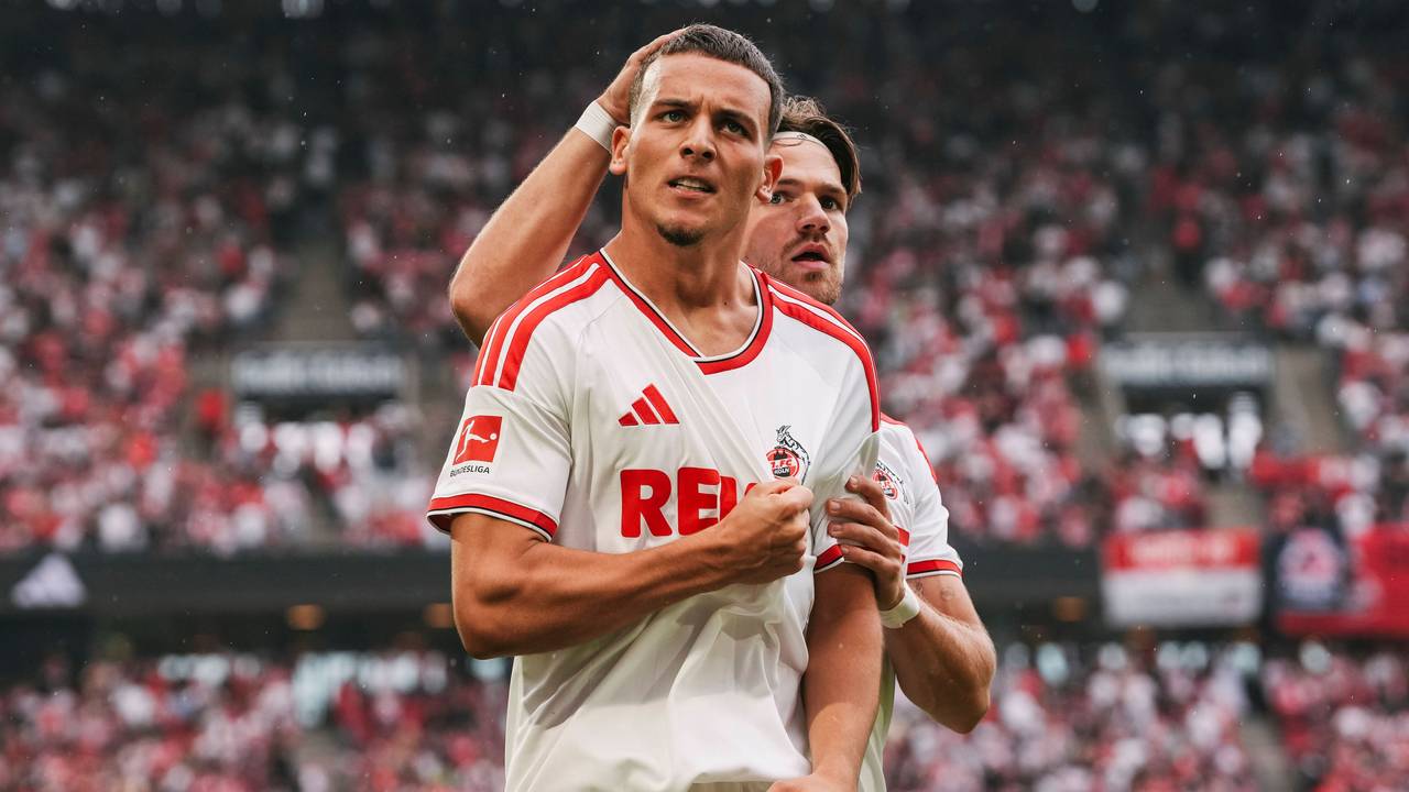 Said El Mala jubelt über seinen Treffer gegen Hoffenheim.