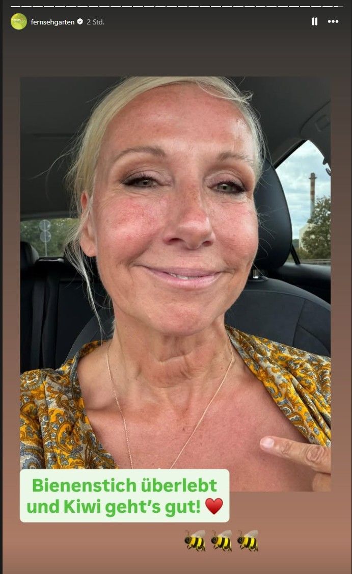Kann schon wieder lachen: Andrea Kiewel.