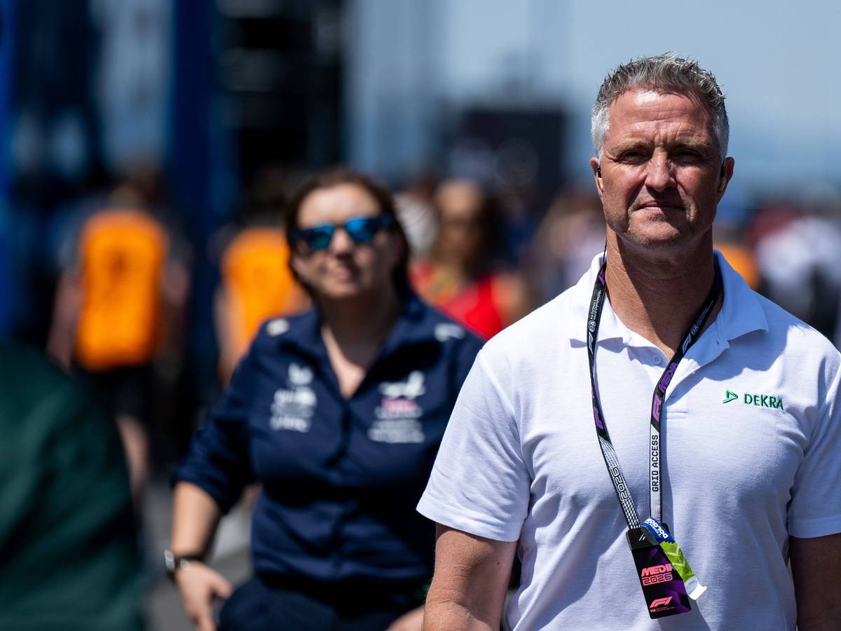 Ralf Schumacher auf dem Hungaroring in Budapest beim Großen Preis von Ungarn als TV-Experte.