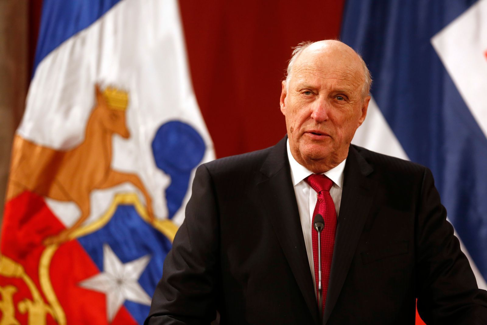 Die Beisetzung des verstorbenen norwegischen Königs Harald V. findet am 9. September statt.  (Bild: 2019 Getty Images/Marcelo Hernandez)