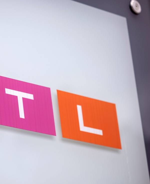 Das Logo des Fernsehsenders RTL