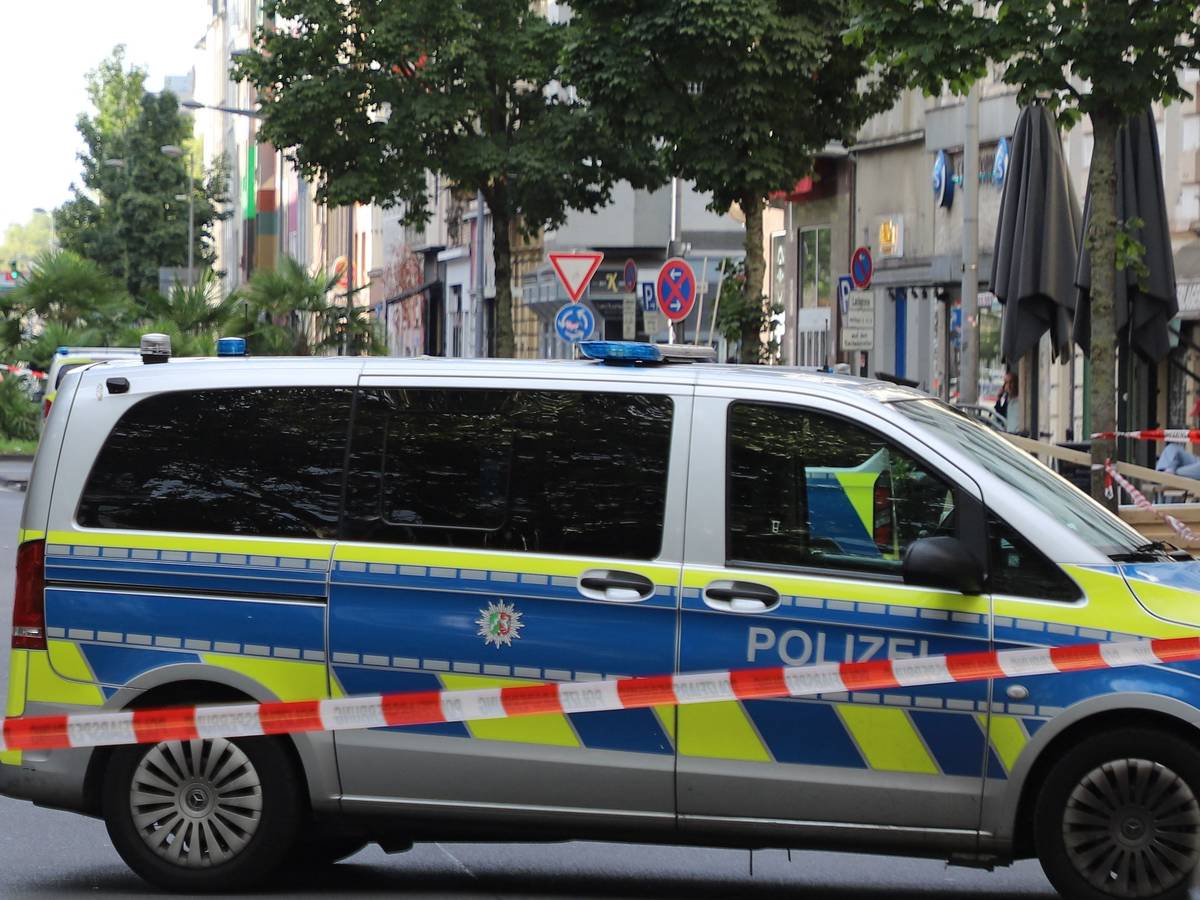 Streifenwagen in Köln.