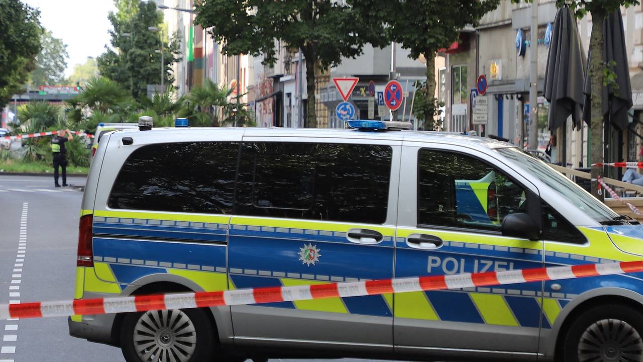 Streifenwagen in Köln.