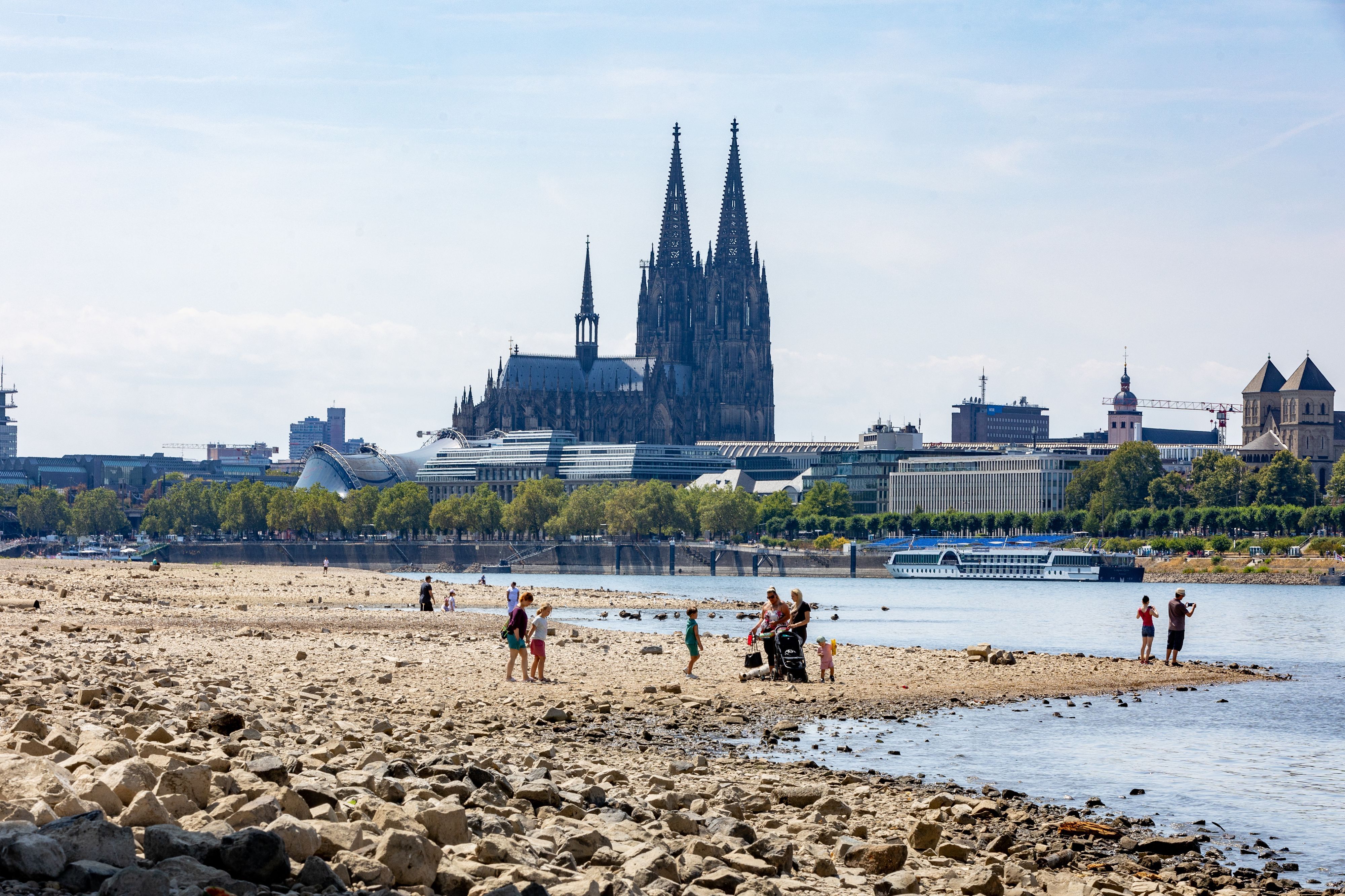 Rhein Anfang August 2026.