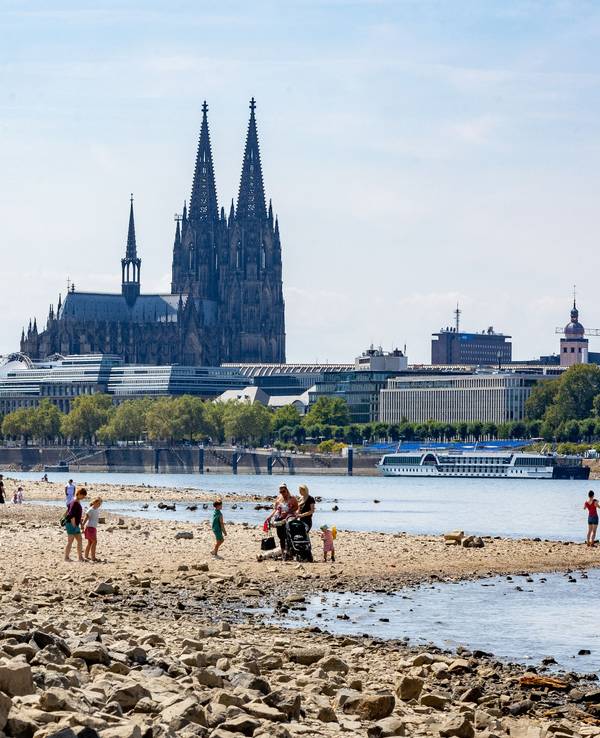 Rhein Anfang August 2026.