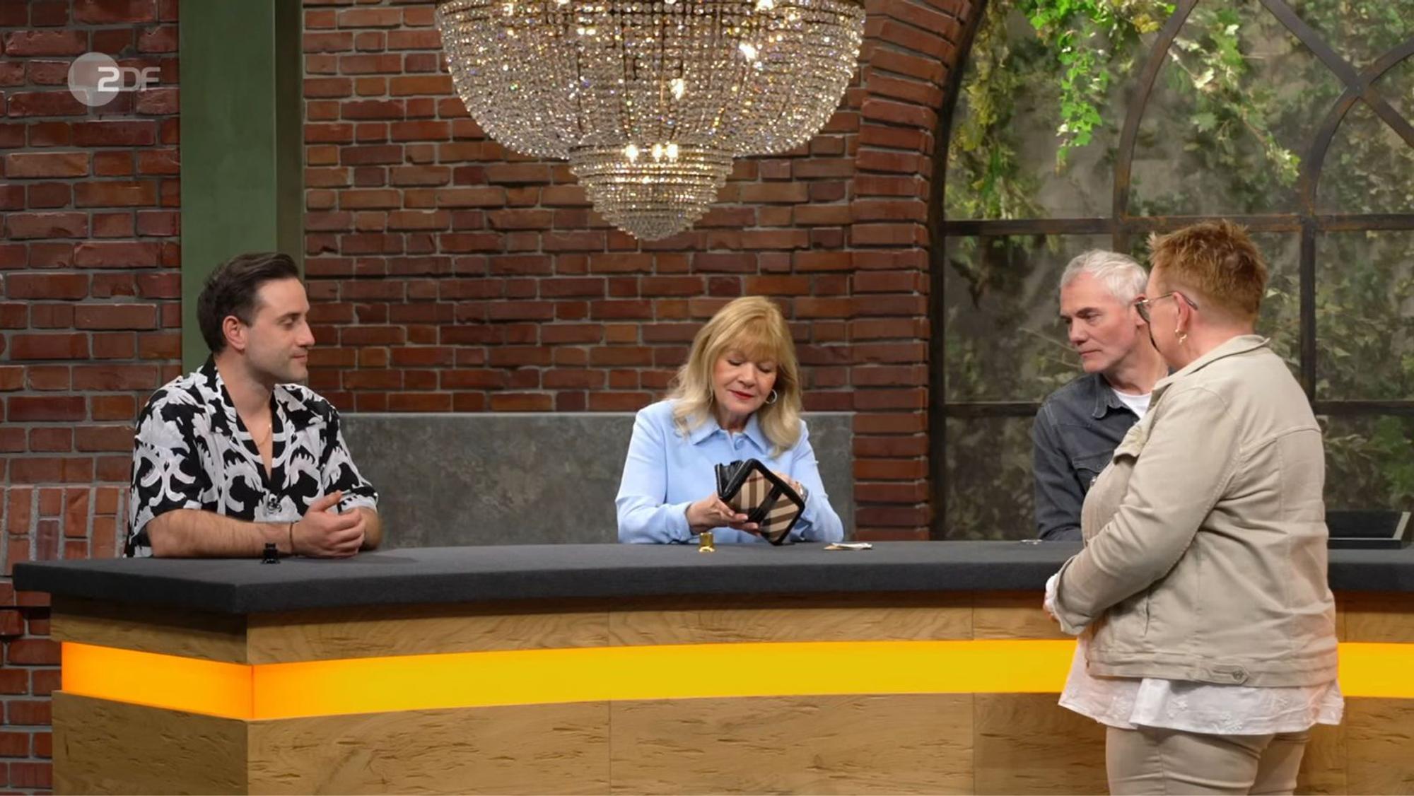 „Ich bin absolut geflasht!“, frohlockte Anke über die 180 statt 50 Euro. (Bild: ZDF)