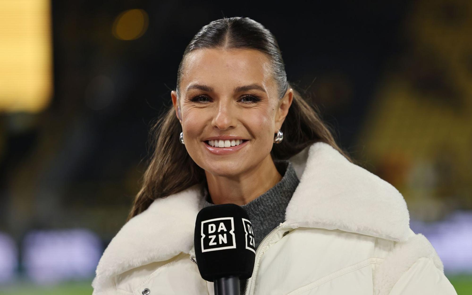 Laura Wontorra hat DAZN verlassen. Für ihre Nachfolgerin hat sie aber nur Lob übrig. (Bild: 2026 Getty Images/Christof Koepsel)