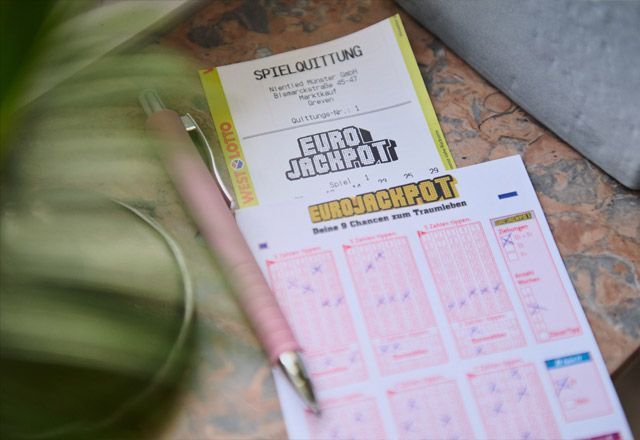 Eurojackpot-Spielschein