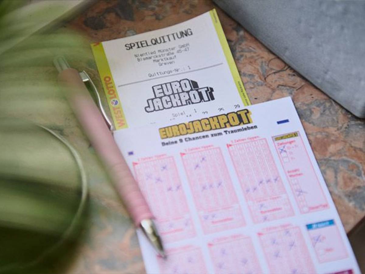 Eurojackpot-Spielschein