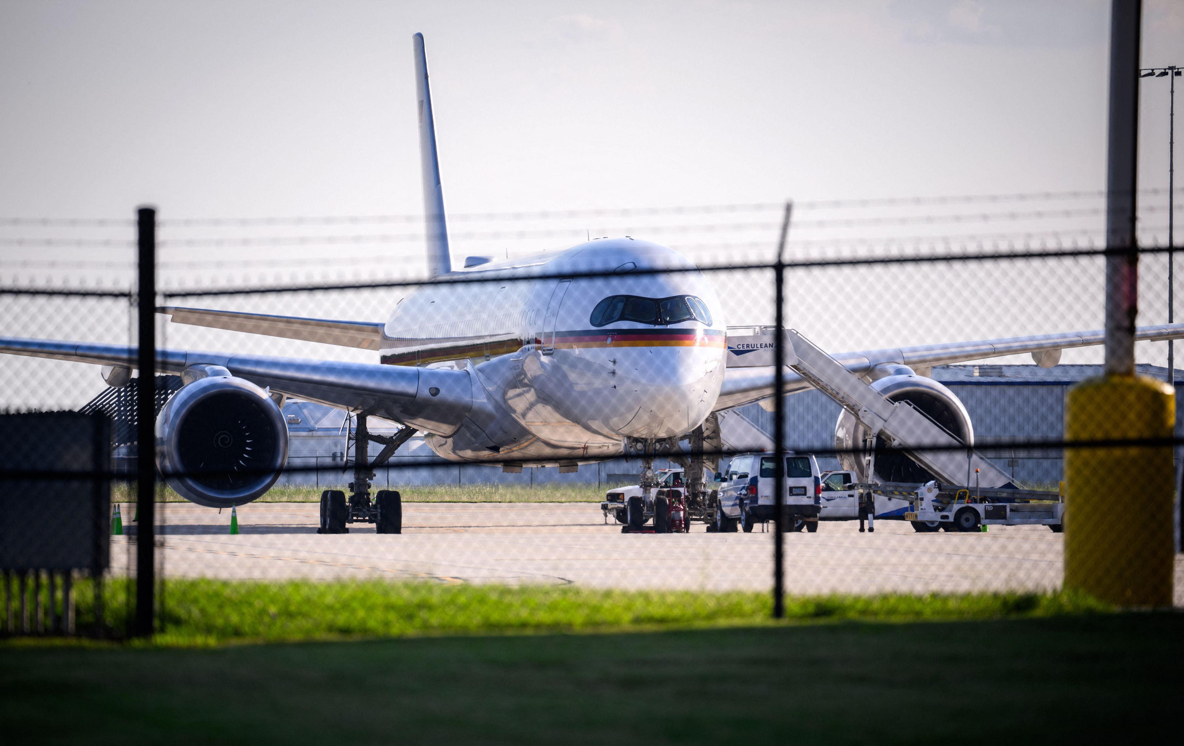 Regierungsflieger vom Typ Airbus A350 in den USA.