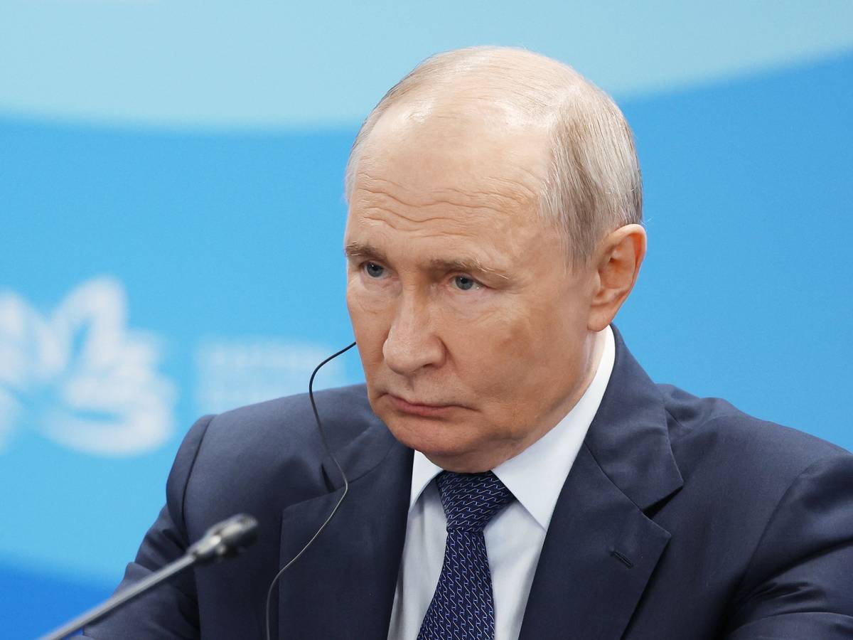 Russlands Präsident Wladimir Putin in Wladiwoskok.