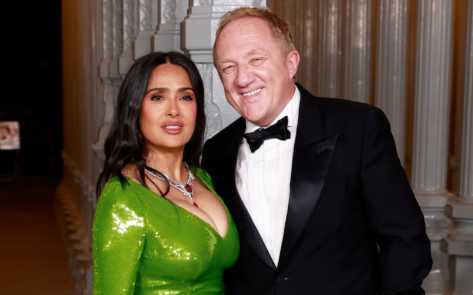 Seit 2009 ist Salma Hayek mit dem französischen Milliardär François-Henri Pinault verheiratet.  (Bild: Frazer Harrison/Getty Images)