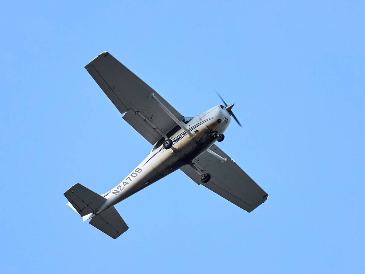 Kleinflugzeug vom Typ Cessna