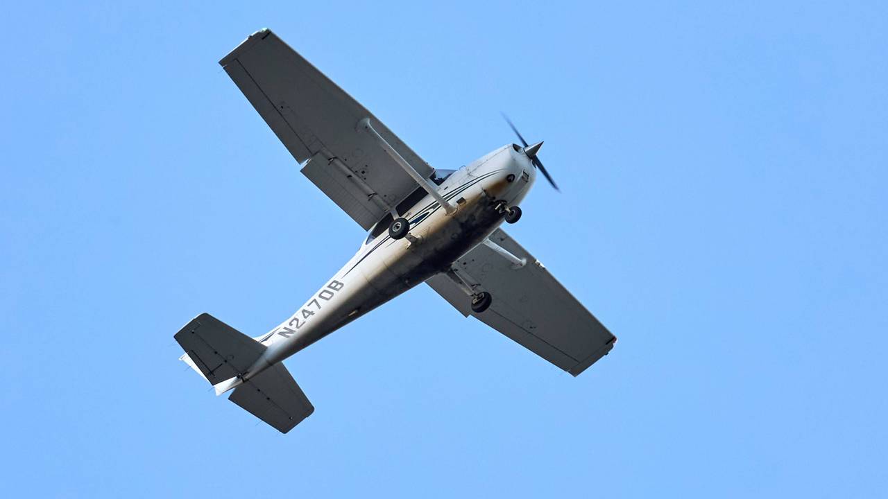 Kleinflugzeug vom Typ Cessna