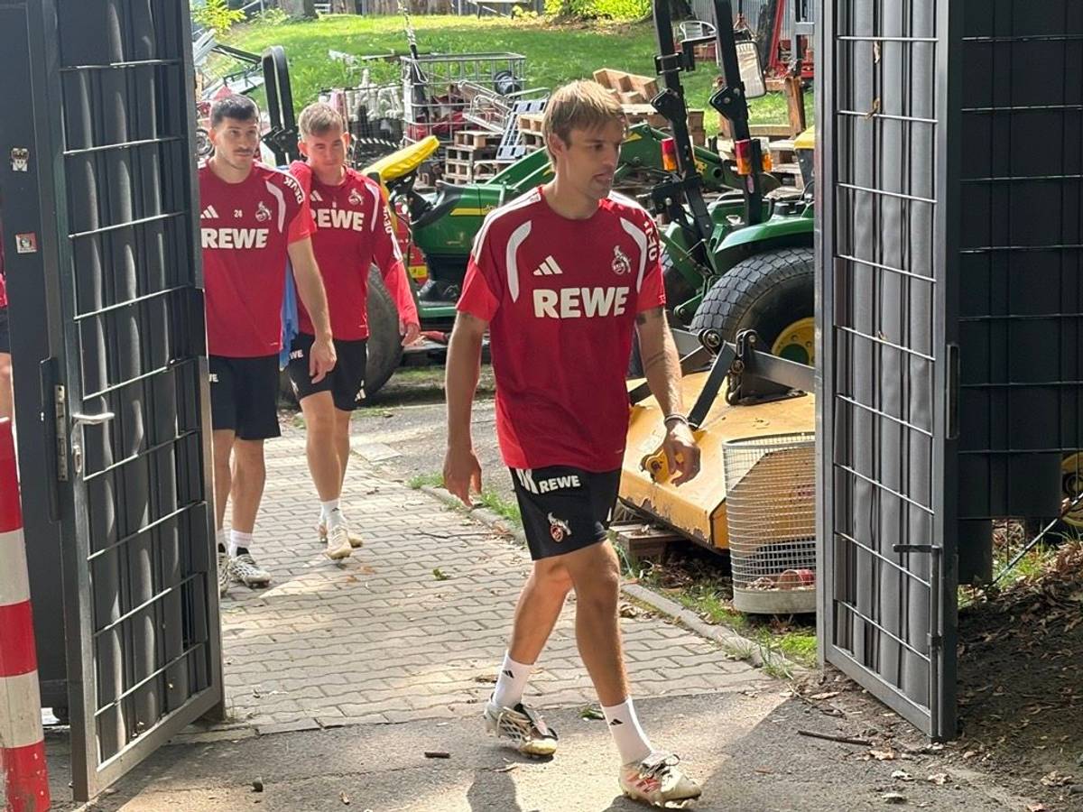 Borna Sosa trainierte am Mittwoch (2. September 2026) erstmals beim 1. FC Köln.