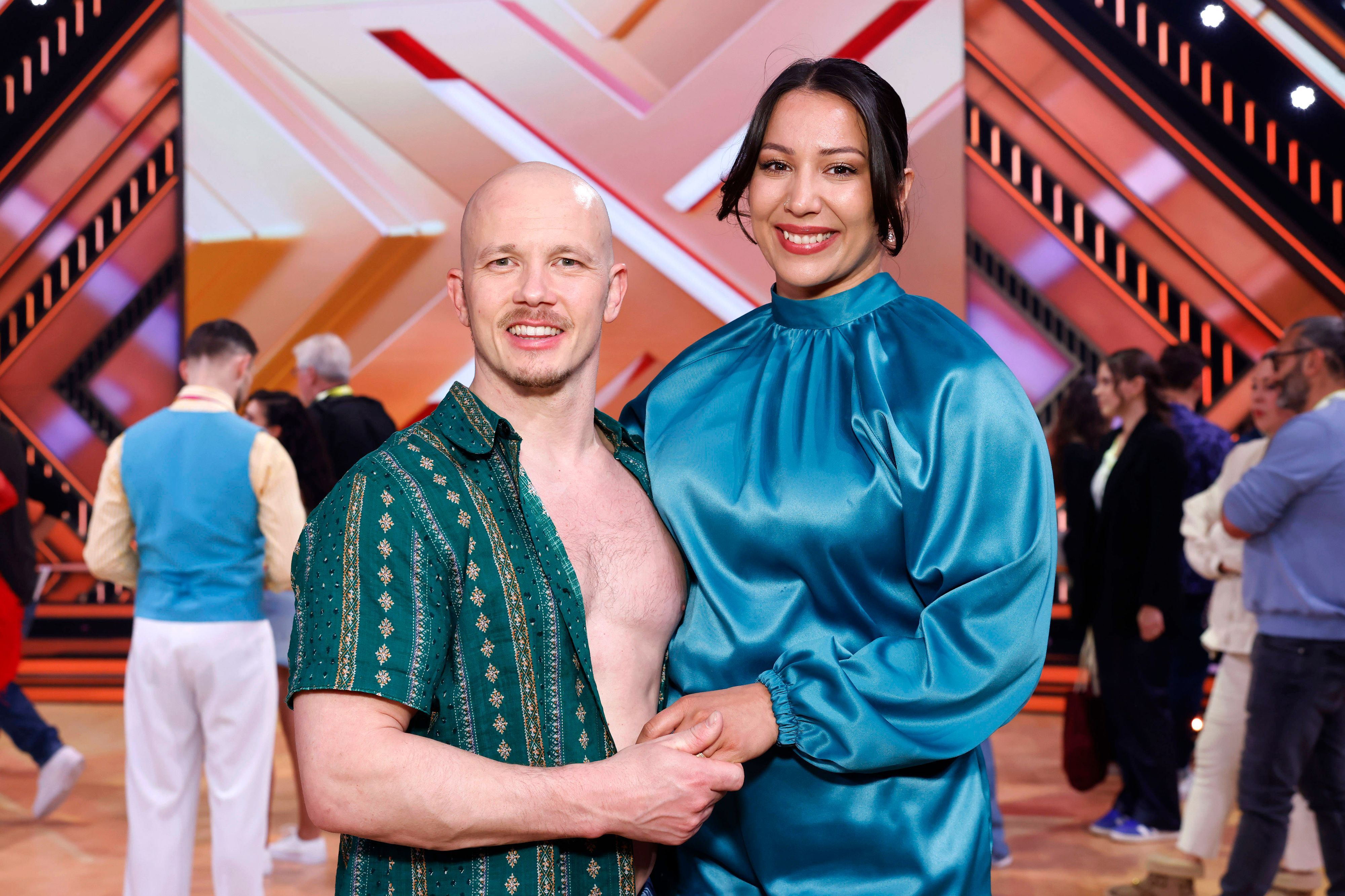 Turnprofi Fabian Hambüchen und seine Ehefrau Viktoria Hambüchen, hier bei „Let's Dance“, wollen sich scheiden lassen.