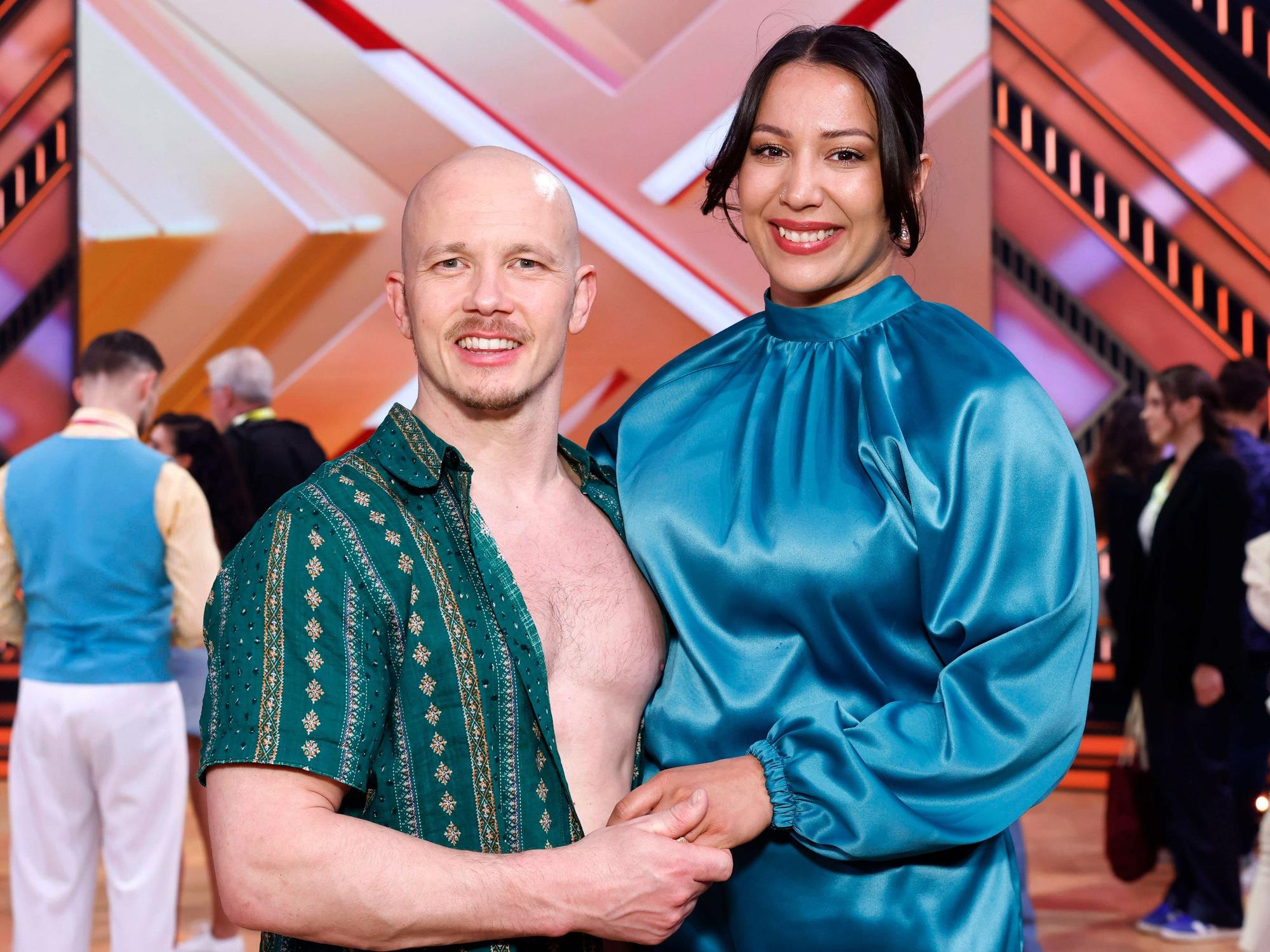 Turnprofi Fabian Hambüchen und seine Ehefrau Viktoria Hambüchen, hier bei „Let's Dance“, wollen sich scheiden lassen.